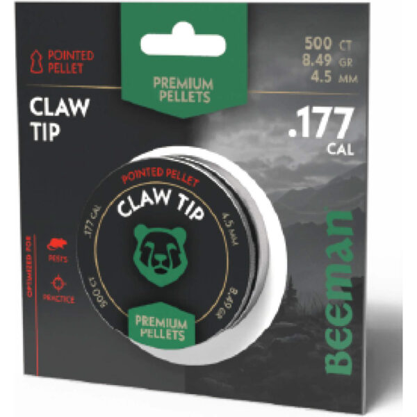 Beeman Claw Tip Pointed Pellets .177 500 ct.
