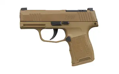 SIG SAUER P365 9MM PISTOL 3.10″ COYOTE TAN 2-10RD OPTIC READY