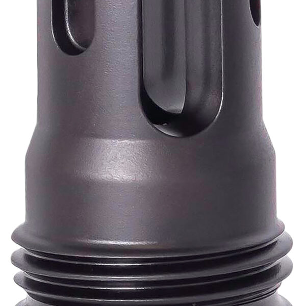 Rugged Suppressor FH015 R3 Flash Mitigation System Black with 3/4″-24 tpi Threads & 2.13″ OAL for 7.62mm SR25