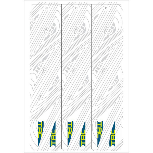 TAC Vanes Arrow Specific Wraps White Size C 4.675 13 pk.