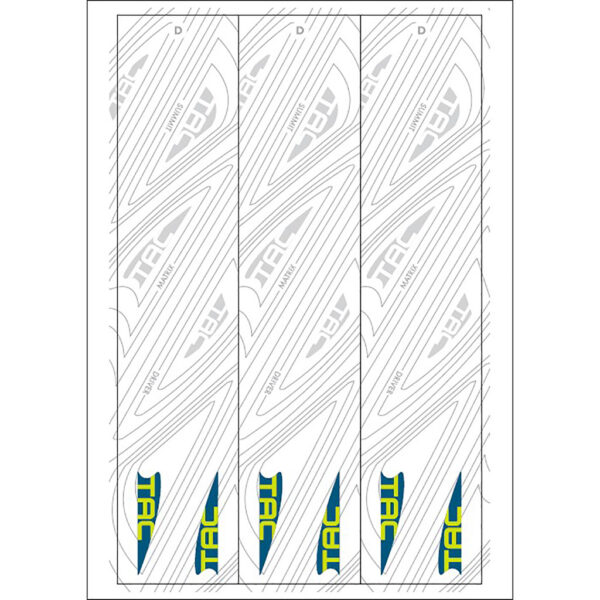 TAC Vanes Arrow Specific Wraps White Size D 4.675 13 pk.