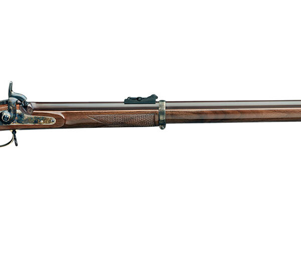 Taylors & Company 210034 Pedersoli Volunteer Target 451 Cal Percussion 33″ Single Shot Barrel, Browned Steel Receiver, Fixed Checkered Walnut Stock