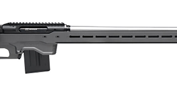 Savage Arms 57893 Impulse Elite Precision 338 Lapua Mag 5+1 30″ Stainless Barrel, Matte Black Nitride Rec, Gray Cerakote Adjustable MDT ACC Aluminum Chassis Stock