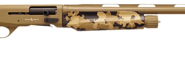 Silver Eagle Arms A21228OS1 Alpha 2  12 Gauge 3″ 4+1 28″ Flat Dark Earth Cerakote Chrome Lined Vent Rib Barrel & Steel Receiver, Old School Camo Synthetic Fixed Stock