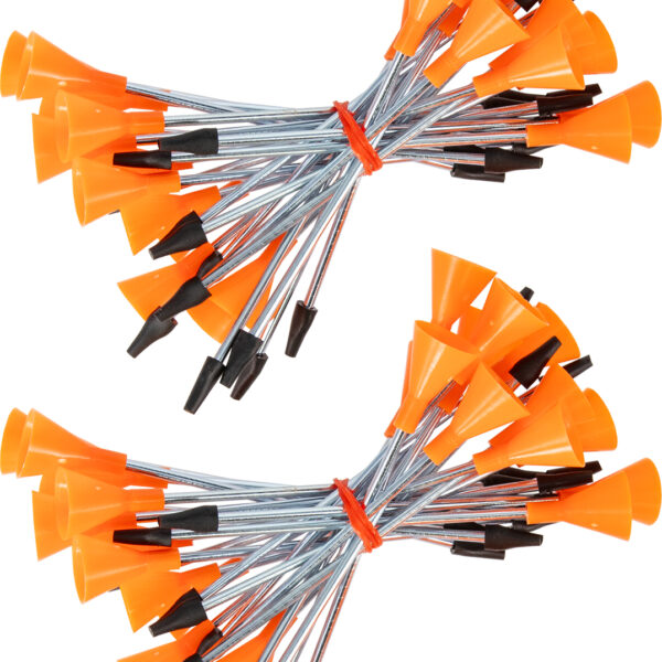 Cold Steel CSB625M Broadhead Darts Orange/Silver .625″ Diameter 50 Pieces