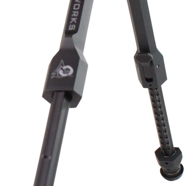 Odin Works BPPRIZMARCABLK Precision Bipod Arca Black 4.0″-14.50″ 6061 Aluminum/303 Stainless Steel