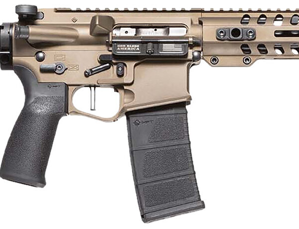 Patriot Ordnance Factory 01441 Renegade+ SBR Direct Impingement 300 Blackout 10.50″ Rail Burnt Bronze Cerakote