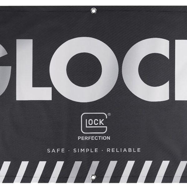 Glock AD02044 Fabric Banner  Black 4′ x 2′