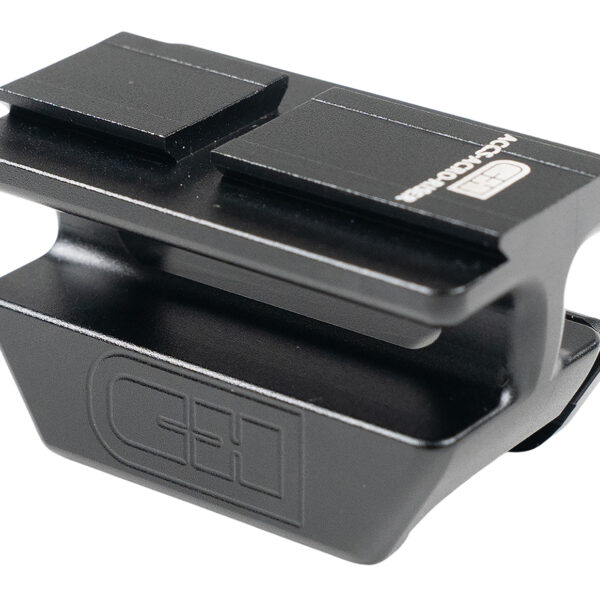 C&H Precision RISERACROXL Picatinny Mount Black Steel Compatible w/ Aimpoint ACRO