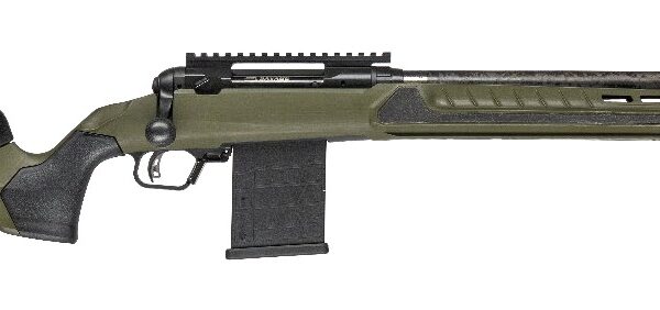 Savage Arms 32661 110 UltraLite Predator 6.5 Creedmoor 10+1 18″ Carbon Fiber Barrel, Arca Rail Forend, Hunter Green AccuStock w/AccuFit V2 Synthetic Stock, Right Hand