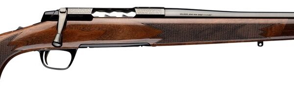 Browning 036145298 X-Bolt 2 Medallion SPR 7 PRC 3+1 20″ Gloss Blued Threaded Barrel & Steel Drilled & Tapped Receiver, Black Walnut Fixed Stock, Right Hand