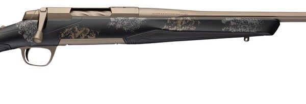 Browning 036142297 X-Bolt 2 Speed HD Full Size 300 PRC 3+1 26″ Smoked Bronze Cerakote Fluted Threaded Barrel, Smoked Bronze Cerakote Steel Drilled & Tapped Receiver, Bronze/Gray Camo w/Black Overmold