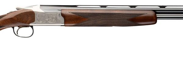 Browning 0183466004 Citori 825 Field Full Size 12 Gauge Break Open 3″ 2rd 28″ Gloss Blued Over/Under Vent Rib Barrel, Silver Nitride Engraved Steel Receiver, Fixed Grade II/III American Walnut Stock