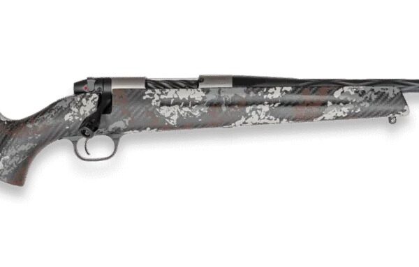 Weatherby MBP01N22CMR19B Mark V Capra 22 Creedmoor 2+1 17″ Graphite Black Cerakote Fluted Threaded Barrel Titanium Receiver Drilled & Tapped Receiver Exposed Carbon w/Gray, White & Rust Sponge Accents