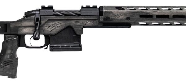 Fierce Firearms REPMT7PRC20DG Reaper MTN 2.0 7mm PRC 3+1 20″ Carbon Fiber Match Grade Threaded Barrel, Distressed Gray Cerakote Titanium Drilled & Tapped Receiver, M-LOK Handguard, Magnesium Folding C