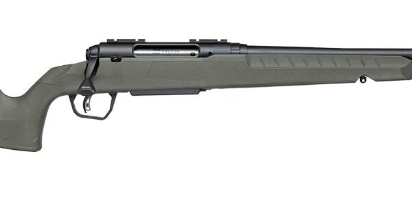 Savage Arms 33114 Axis 2  243 Win 4+1 20″ Matte Black Carbon Steel Threaded Barrel, Drilled & Tapped Receiver, OD Green Fixed w/Pistol Grip Synthetic Stock, Right Hand