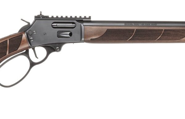 Smith & Wesson 1854 1854 America 250 Limited Edition 44 Rem Mag 9+1 19.25″ Black Armornite Threaded Barrel, Engraved Black Armornite Stainless Steel Receiver w/Picatinny Rail, Walnut Forearm & Fixed S