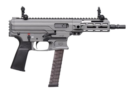Panzer Arms PAARP9PCCTG ARP9 9mm Luger 33+1 6.50″ Black Barrel, Tactical Gray Aluminum Receiver w/Picatinny Rail, Rear Picatinny Rail, Black Polymer Grip, Ambidextrous