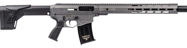 Panzer Arms PAAR12GLF AR12 G5 Semi-Auto 5+1 18.50″ Gray Cerakote Aluminum/Polymer Receiver w/Picatinny Rail, M-LOK Handguards, Black Synthetic Stock