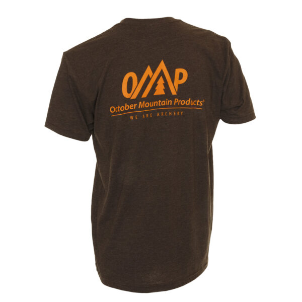 October Mountain Logo Tee Espresso Medium