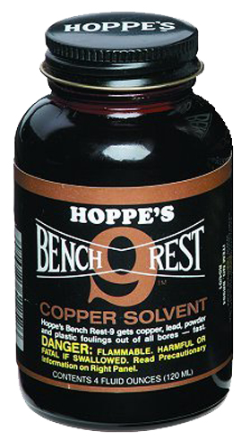 Hoppe’s BR904 Bench Rest 9 Copper Bore Cleaner 5 oz. Bottle 10 Pack