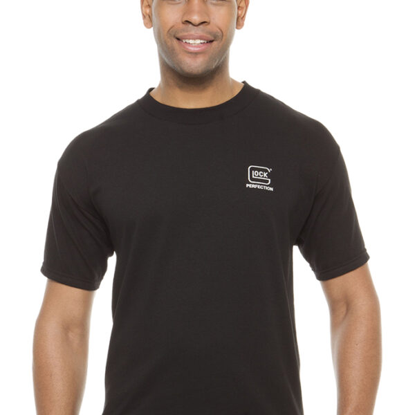 Glock AA11001 Perfection  Black Pre-Shrunk Cotton Short Sleeve Large
