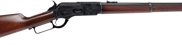CIMARRON 1876 N.W.M.P. CARBINE – 45-60 22″ BLUED WALNUT