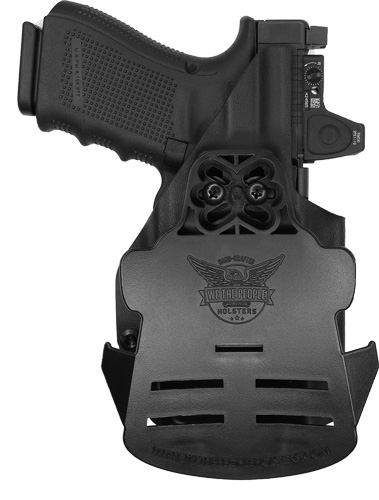 WE THE PEOPLE HOLSTER OWB RH – FOR GLOCK 19/19X MOS OPTIC BLK