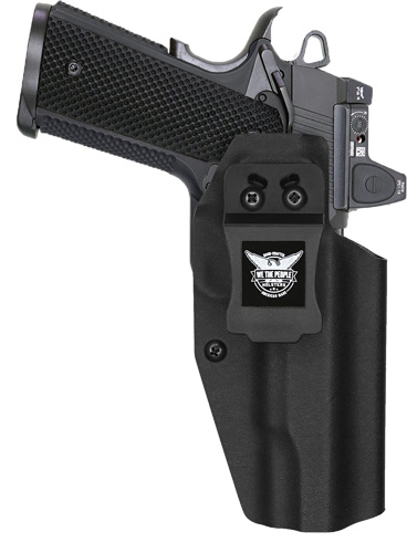 WE THE PEOPLE HOLSTER IWB – RH KYDEX 5″ NO RAIL 1911 BLACK
