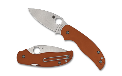 SPYDERCO SAGE 5 BRNT G-10 3″ ORG