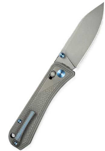 WE KNIFE BOUGIE BANTER 2.91″ – GRAY TITANIUM GRAY STONEWASH