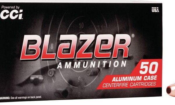 CCI Blazer Aluminum Handgun Ammunition .40 S&W 165 gr FMJ 1100 fps 1000/ct