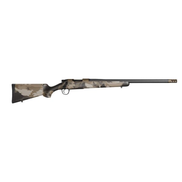 Christensen Arms Ridgeline FFT Rifle 7mm Backcountry 4rd Magazine 20″ 5/8×24 Threaded Barrel Burnt Bronze Brown Barren Dune