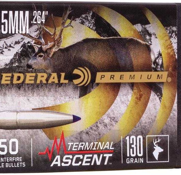 Federal Terminal Ascent Component Bullet – .264 130 Grain PT 50/ct