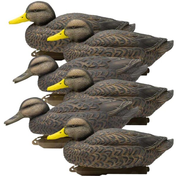 Higdon Legacy Magnum Black Duck Decoys Foam Filled 6/ct