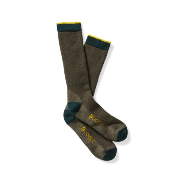 LaCrosse Men’s Merino Midweight Sock Crew OD Green M