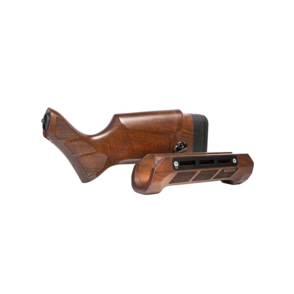 WOOX Gladiatore Stock and Forend Kit for Mossberg 500 6.75″ Action Tube Walnut