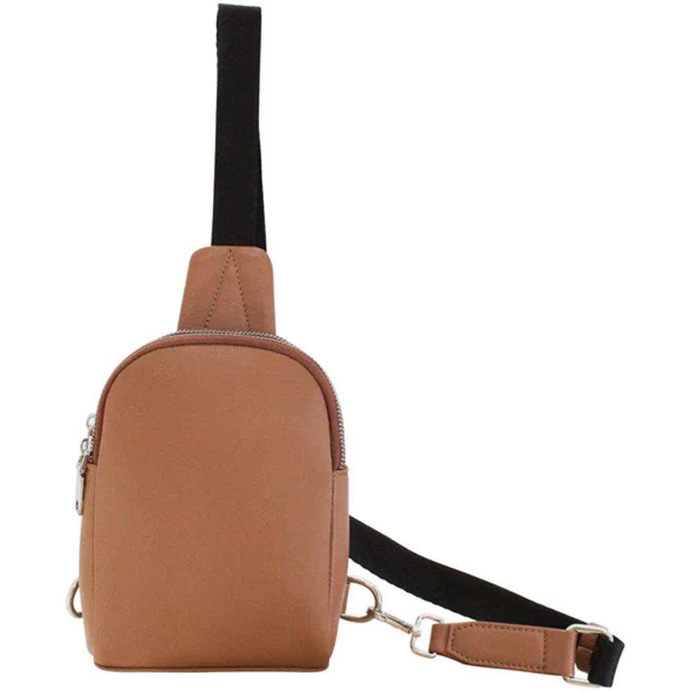 Cameleon Stav Sling Pack Concealed Carry Purse Tan