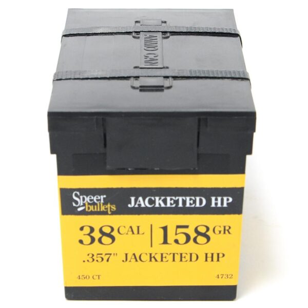 Speer Jacketed Handgun Bullets .38/.357 Mag .357″ 158 gr UCHP 450/ct