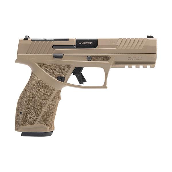 Taurus TX9 Full Size Handgun 9mm Luger 17rd Magazines(2) 4.5″ Barrel Matte/Slide FDE/Frame