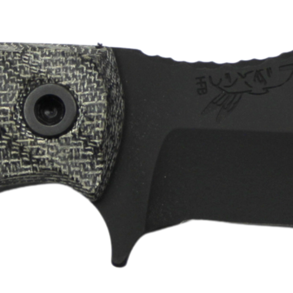 HALF FACE BLADES TOSAHWI 4″ BLADE, 8.1″OA, CPM S45VN STEEL, ARMORY BLK, GRAY MICARTA GRIP