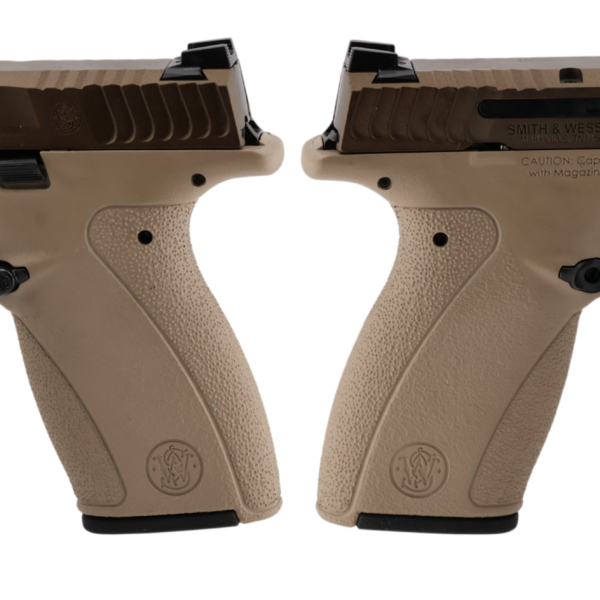 SMITH & WESSON BODYGUARD 2.0 NMS 380ACP 2.75″ TWO TONE TAN 1-10RD 1-12RD