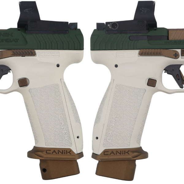CANIK TTI COMBAT TIMBERLINE W/MECANIK OPTIC 9MM PISTL 4.6″ 2-18RD