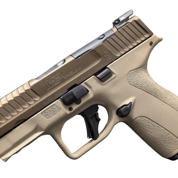 SMITH & WESSON M&P 9 SHIELD X NTS MCMILLAN/MIDNIGHT BRNZ PISTOL 3.6″ N.S. 1-13RD, 1-15RD MAG