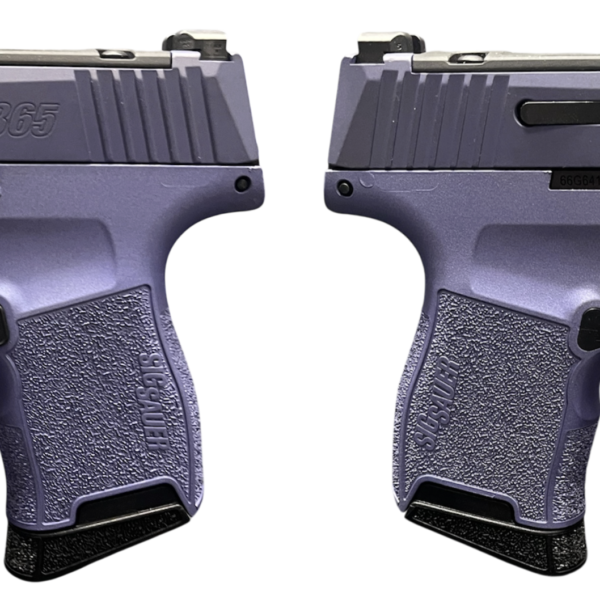 SIG SAUER P365 9MM PISTOL 3.10″ OPTIC READY TWO TONE PURPLE 2-10RD