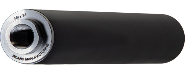 INLAND I-CAN II 7.5″ Stainless Steel Black Ceramic .45 (5/8×24) Suppressor, 5/8×24 direct thread bas