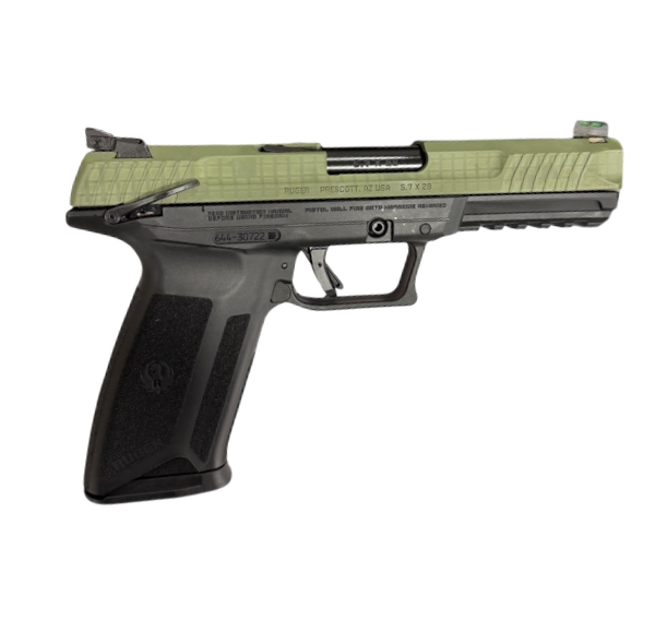 RUGER-5.7 X 28 4.9″ PISTOL BLACK/DESERT NIGHT CAMO SLIDE 20+1 MS