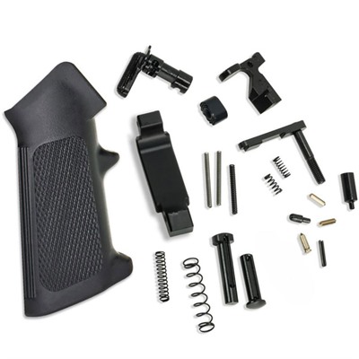 AR-15 LOWER PARTS LITE KIT W/NO FIRE CONTROL GROUP BLACK