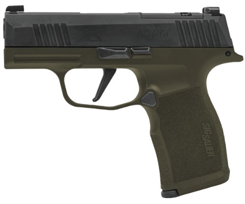P365X Fortunate Son 9mm 3.1″ OR Blk/ODG 2/12rd