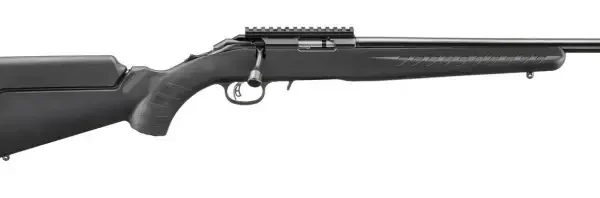 RUGER AMERICAN RIMFIRE 17HMR BOLT RIFLE 16.1″T.B. BLACK SYNTHETIC 1-9RD MAG